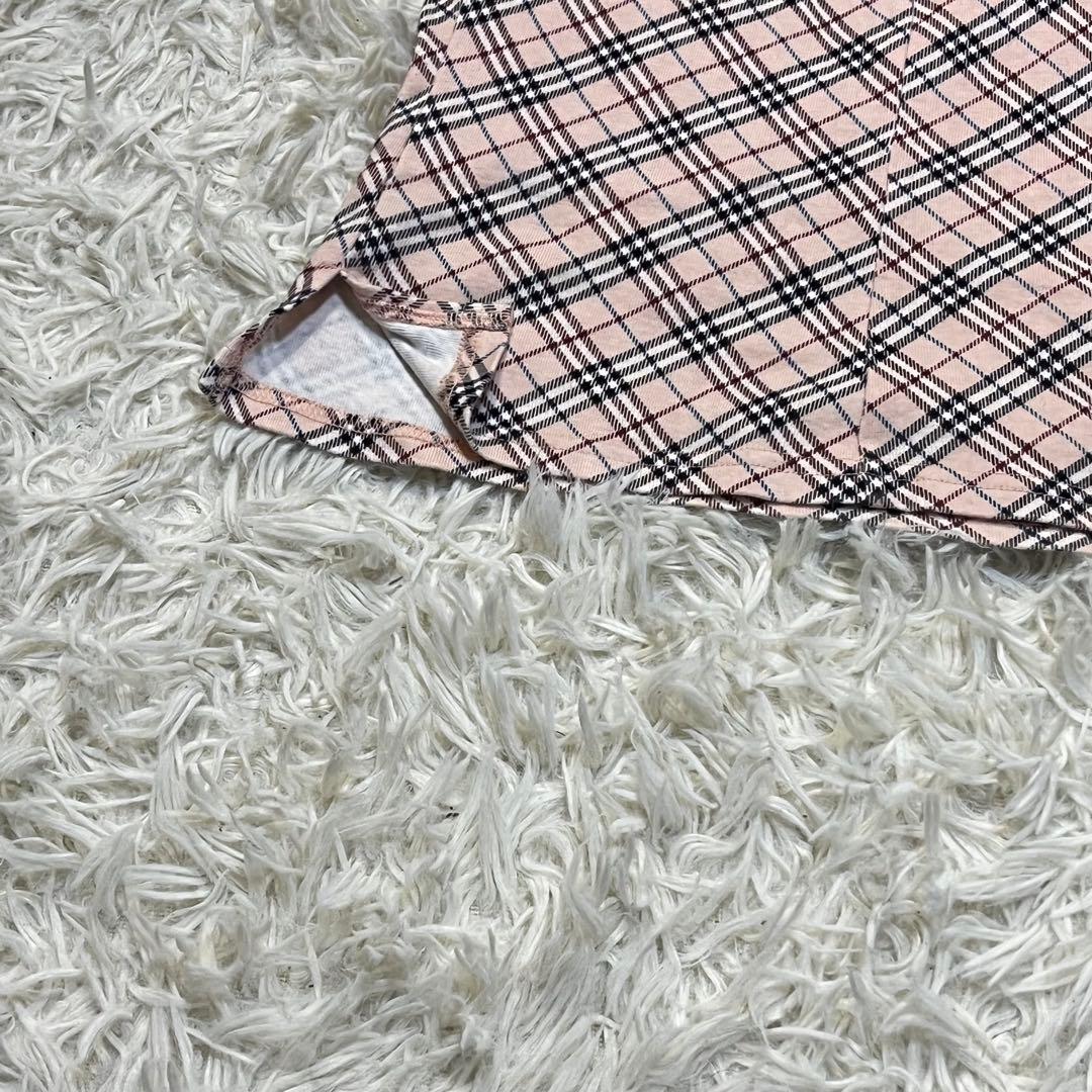 BURBERRY バーバリー　ノバチェック　リボン　タンクトップ　キャミ