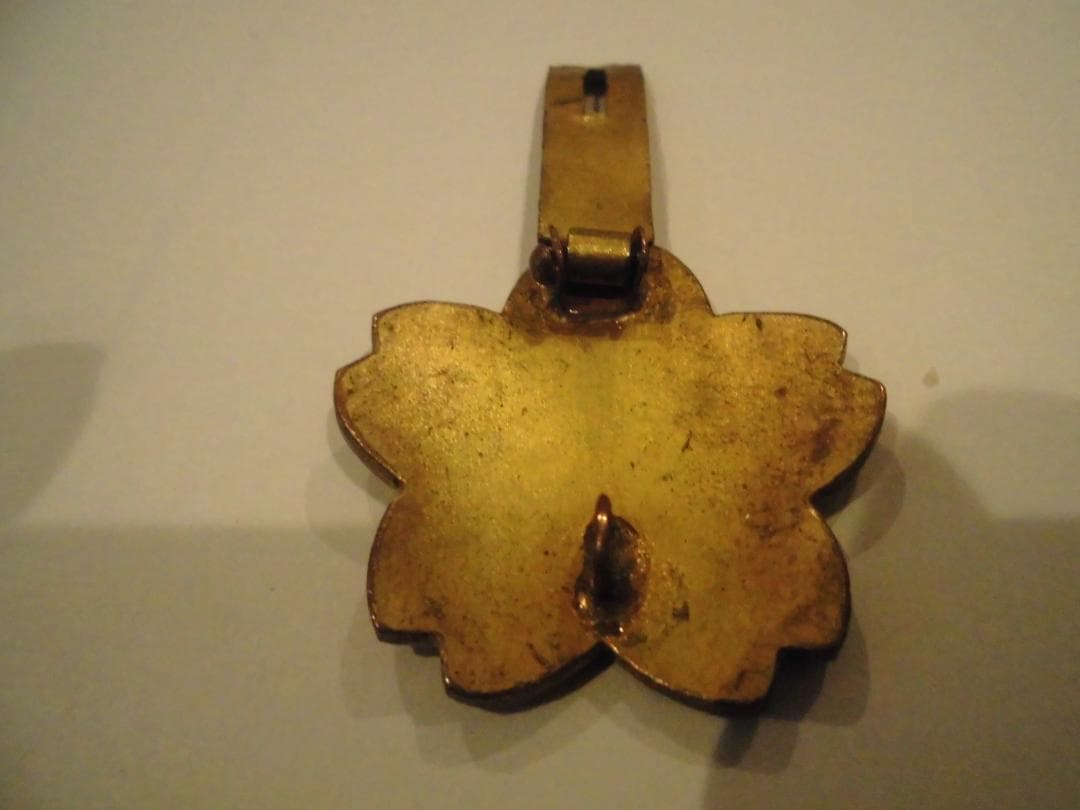 馬の頭部彫刻 花形装飾品 旧陸軍　馬術徽章