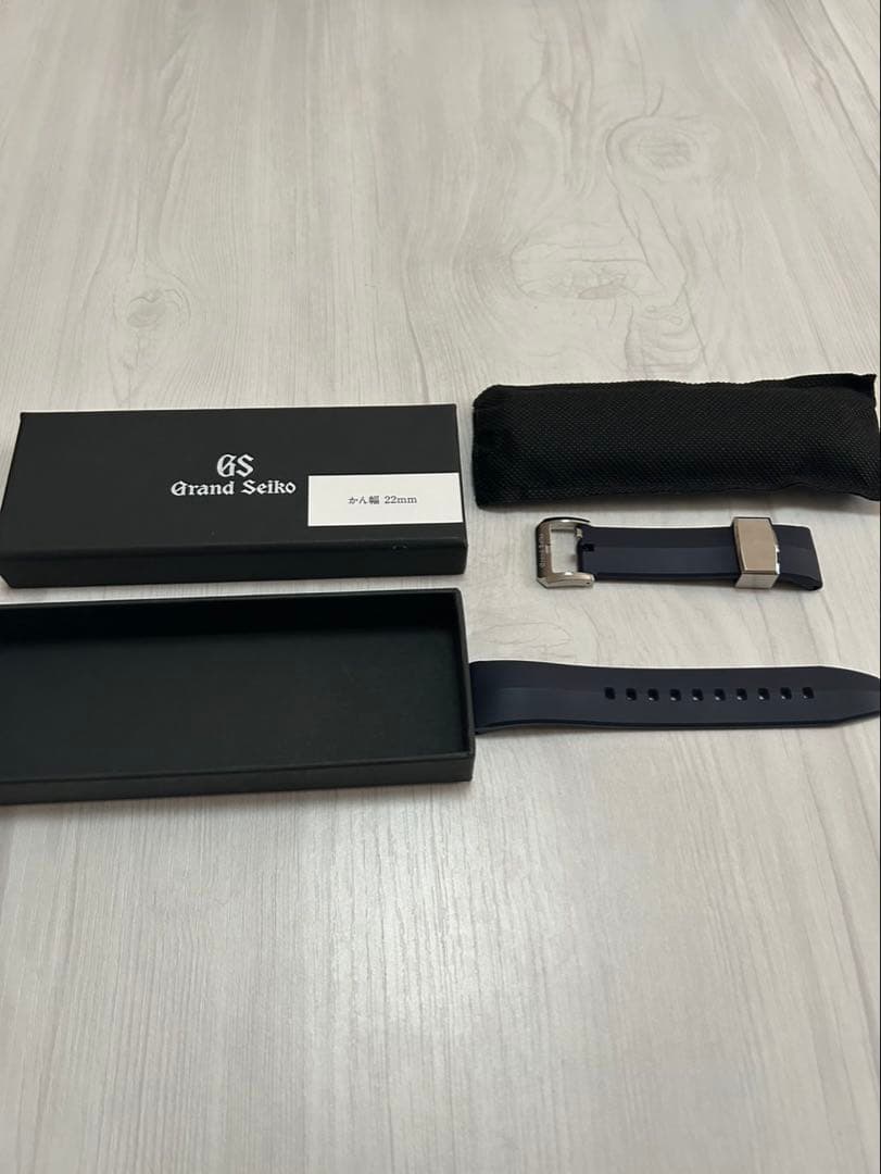 Grand Seiko グランドセイコー ネイビー ラバーベルト22mm 非売品