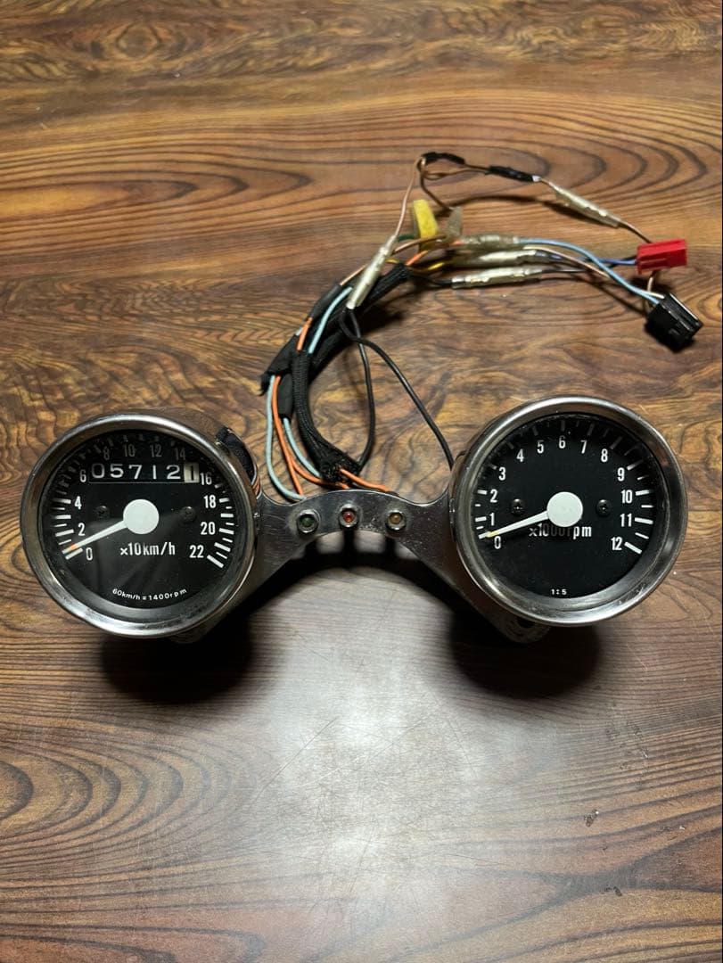 【当時物】sr400スピード・タコメーター