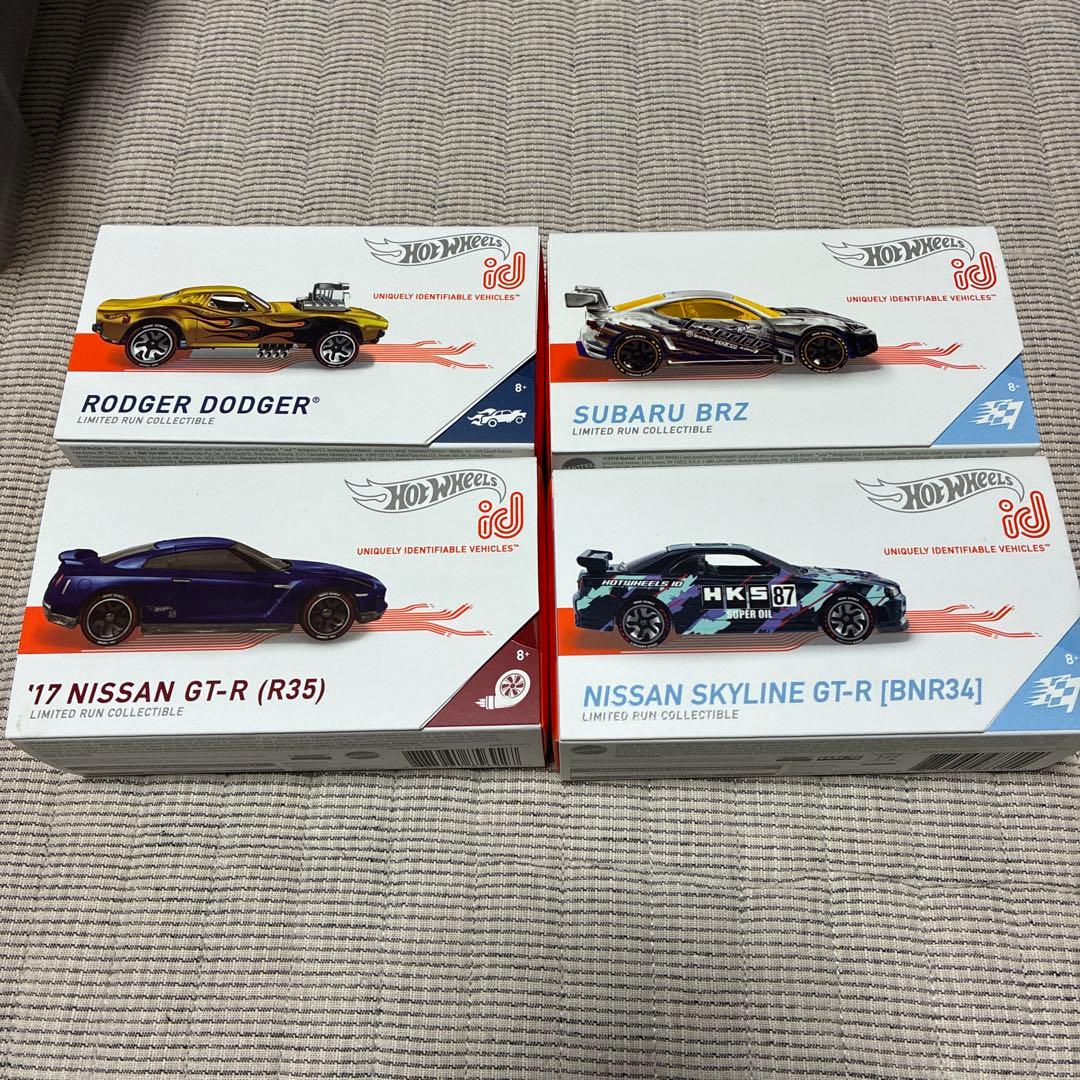 ホットウィール ミニカー id 4台セット