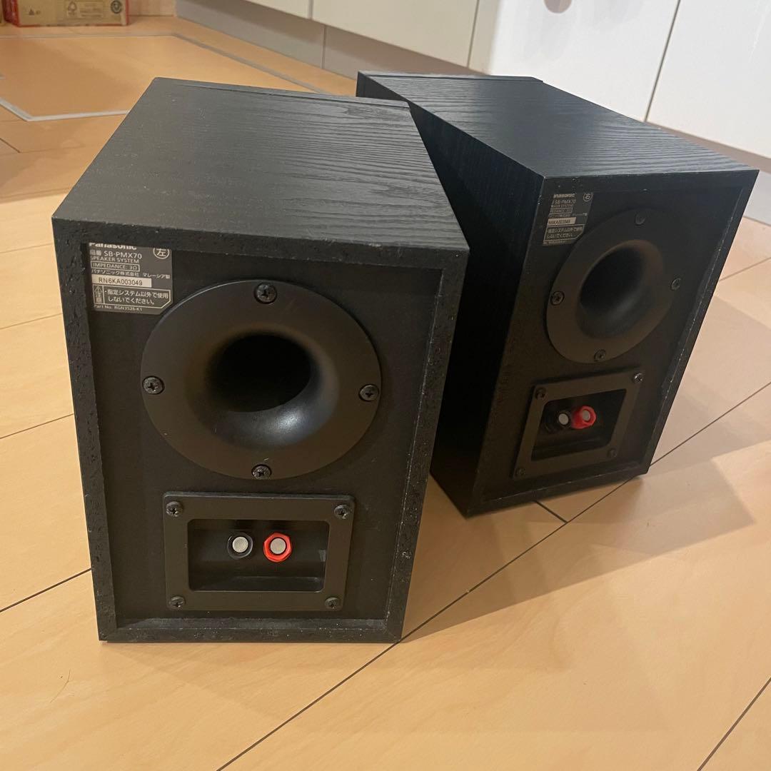 Panasonic コンポ　スピーカー　ハイレゾ　高音質　ブラック