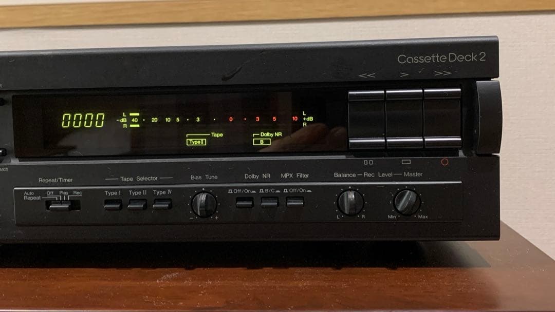 ナカミチ　カセットデッキ2 動作品