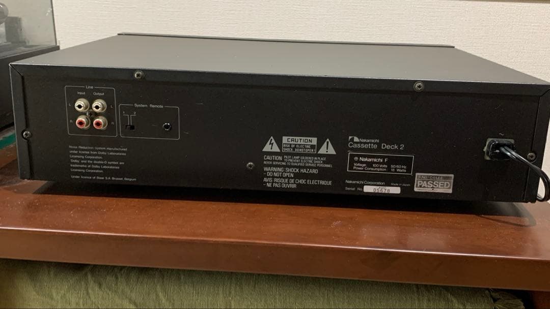 ナカミチ　カセットデッキ2 動作品