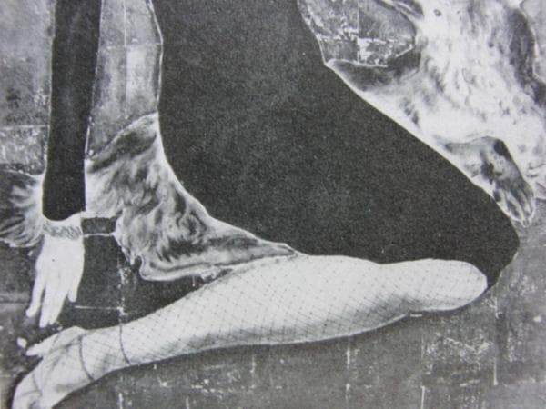 藤田 嗣治、少女と犬、1929年発行・骨董画集画、新品額装