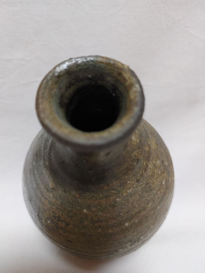 丹波焼　やき〆徳利　石田陶春作