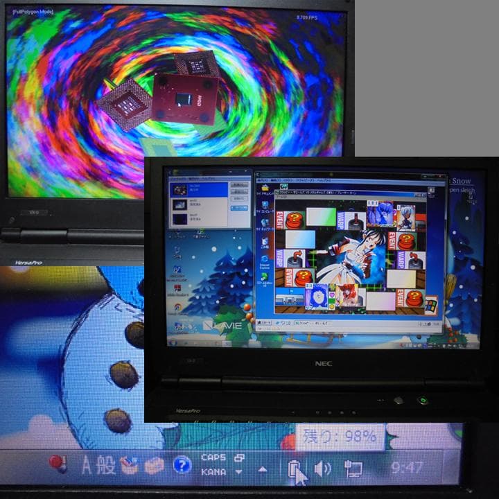 NEC　VX-D 15.6 インチノート　Windows７　SSD／お遊びPC１