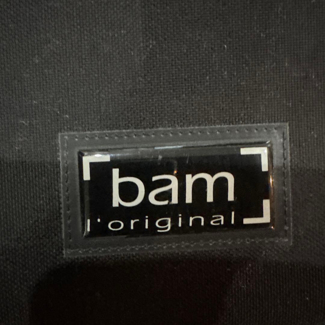 bam ヴァイオリン　ヴィオラ　ダブルケース 黒　ショルダーベルト付き