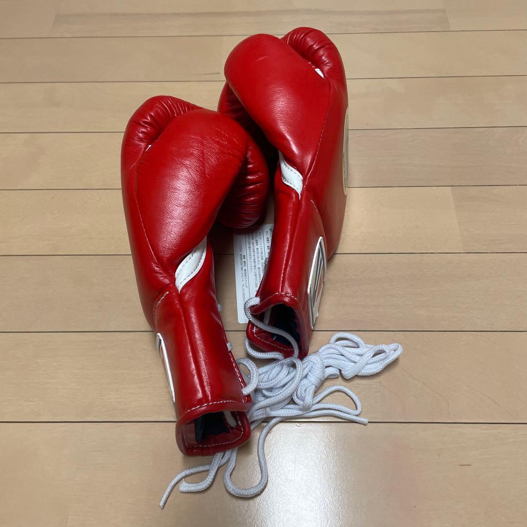 新品即日発送 ウイニング 8オンスグローブ レッド 牛皮革製 MS-200