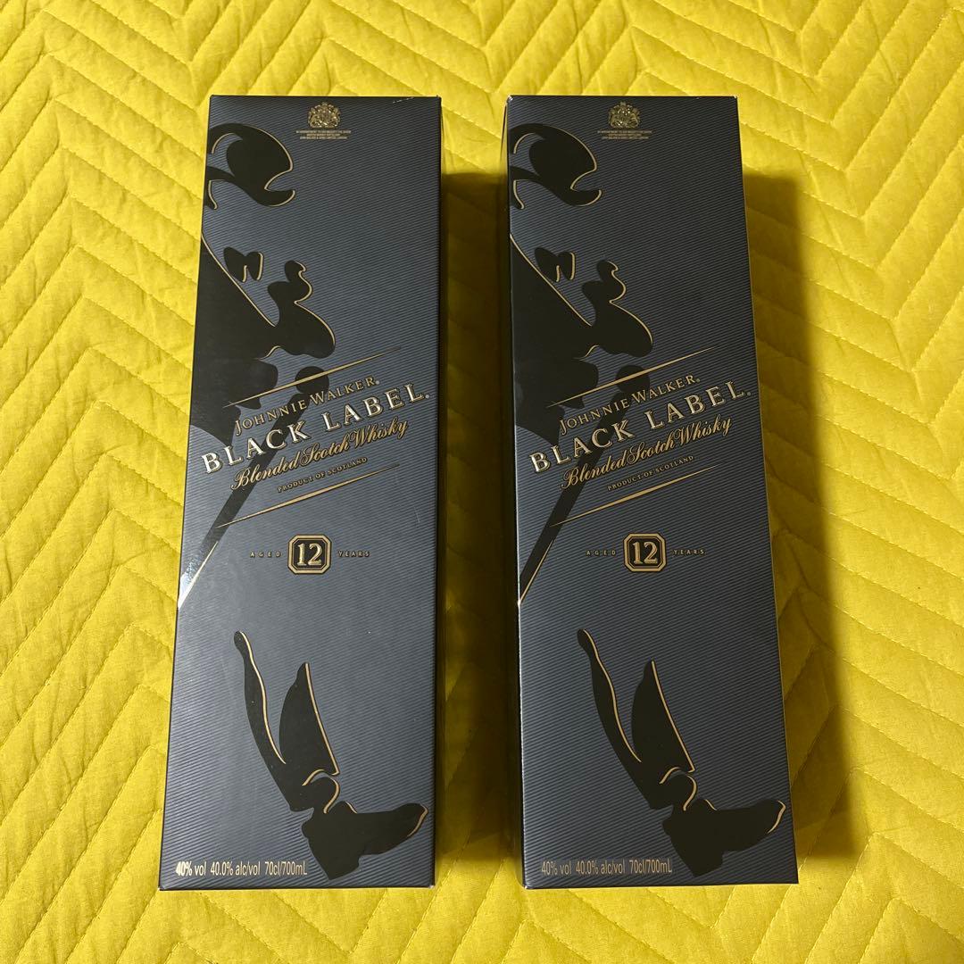 【JOHNNIE WALKER】ブラックラベル 12年&DB 3本セット