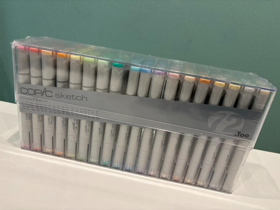 新品未使用(ケース割れ）！Too コピック スケッチ ベーシック 72色セット