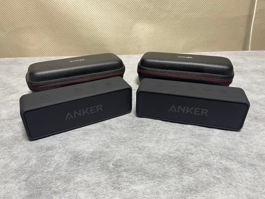 早い者勝ち！Anker soundcore2 2個セット　専用ケース付き