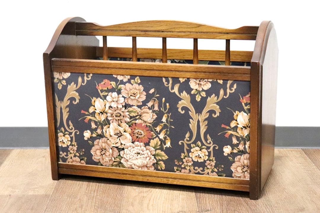 GMHN67○飛騨産業 / HIDA キツツキ マガジンラック 小物入れ レトロ