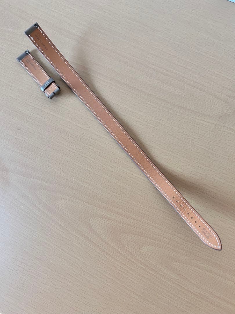 エルメス　替えベルト 《Hウォッチ》 PM 25 mm ドゥブルトゥール
