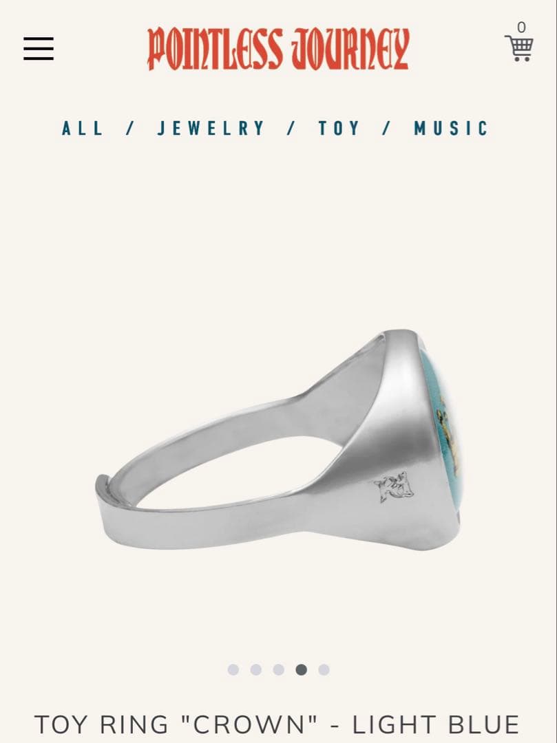 POINTLESS JOURNEY トイリング クラウン ライトブルー 常田大希