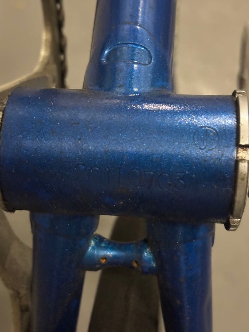 シングルスピードピストバイク 青