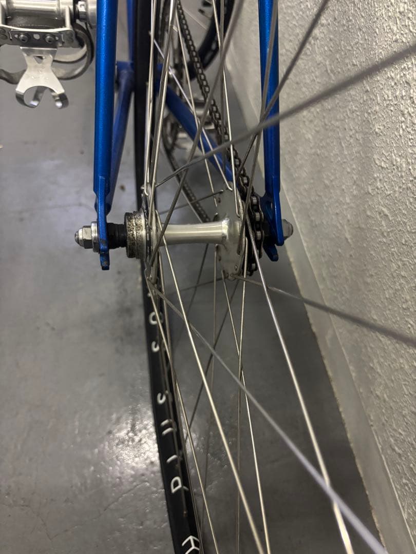 シングルスピードピストバイク 青