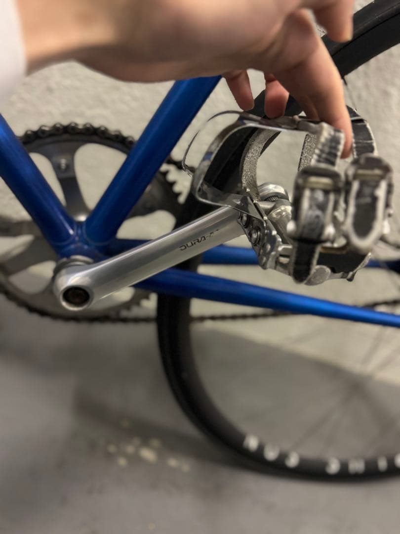 シングルスピードピストバイク 青