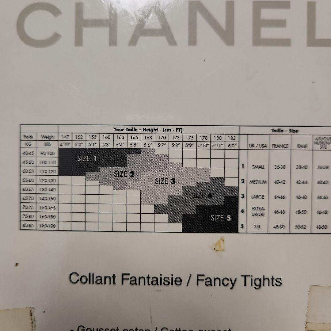 値下げCHANELグレー タイツ