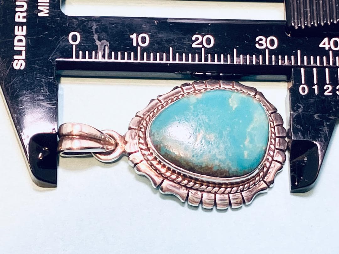 【銀製品925】ターコイズ ハンドメイド　インディアンジュエリー