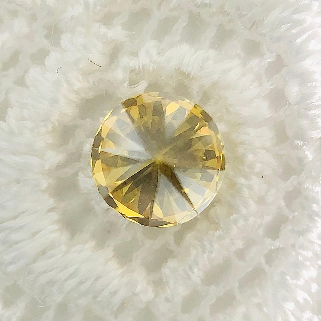 0.258ct F.D. Orangy Yellow SI-1 イエローダイヤ