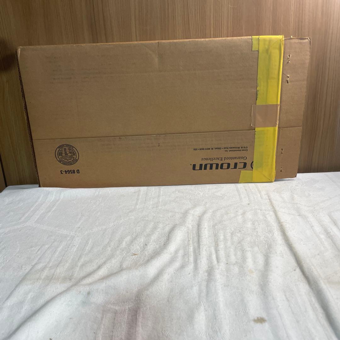 【動作未確認/希少】Crown D-45 パワーアンプ 海外プラグ ジャンク