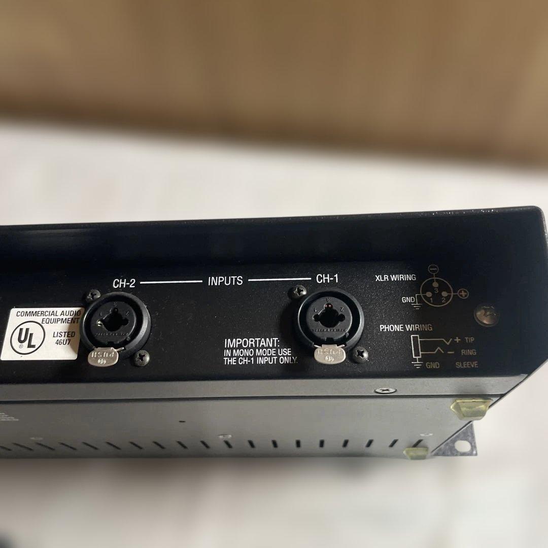 【動作未確認/希少】Crown D-45 パワーアンプ 海外プラグ ジャンク