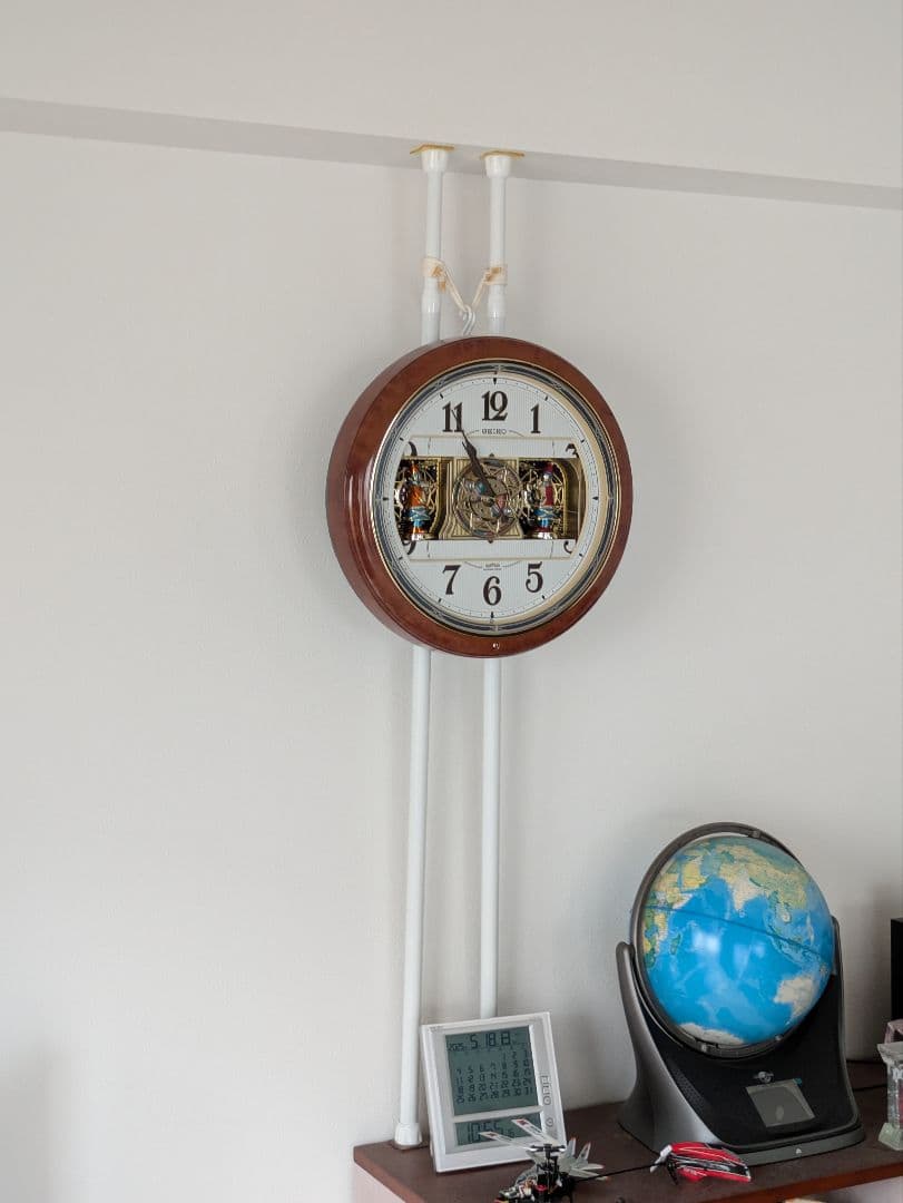 SEIKO 掛時計　電波クロック　からくり時計　RE559H