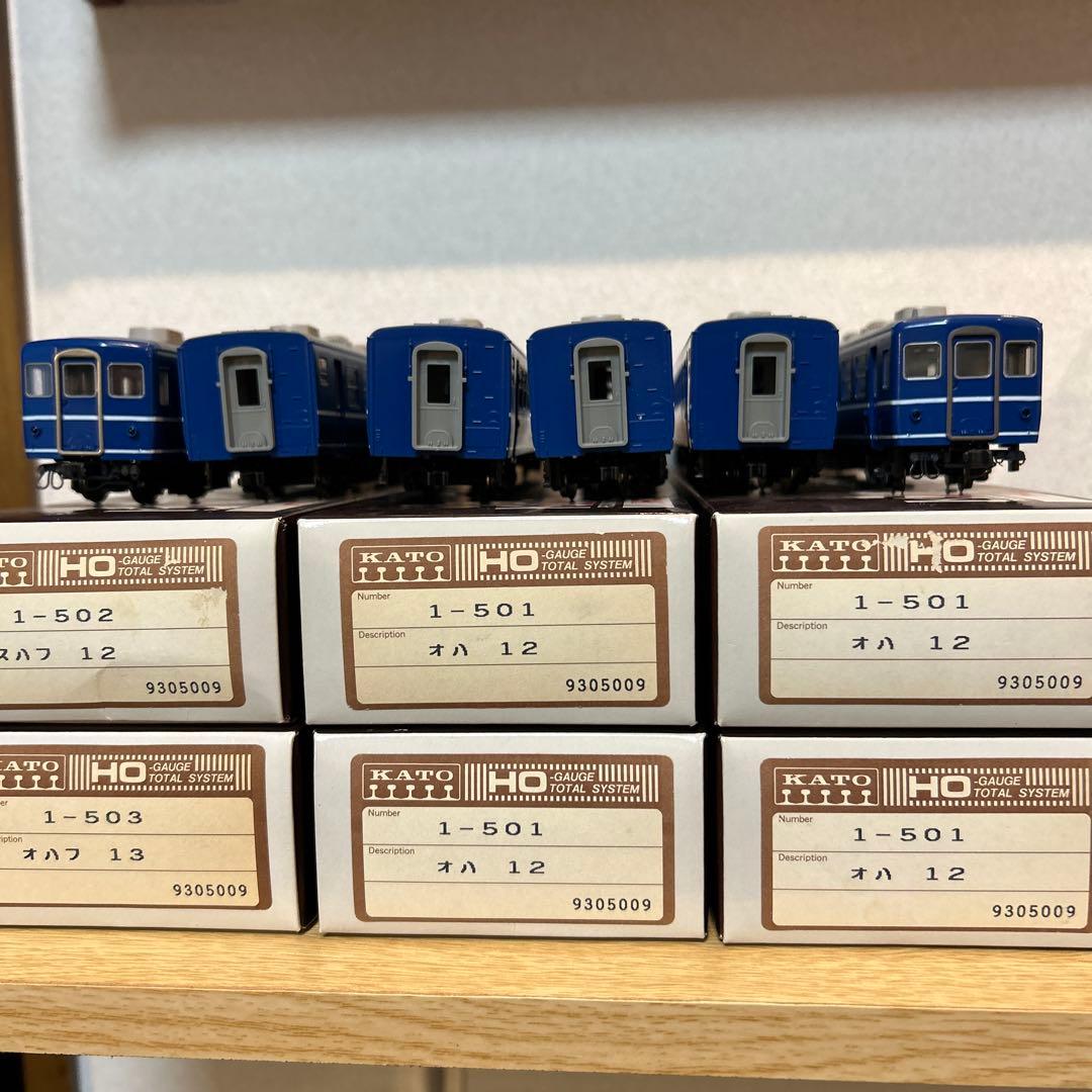KATO HOゲージ オハ12系客車6両セット