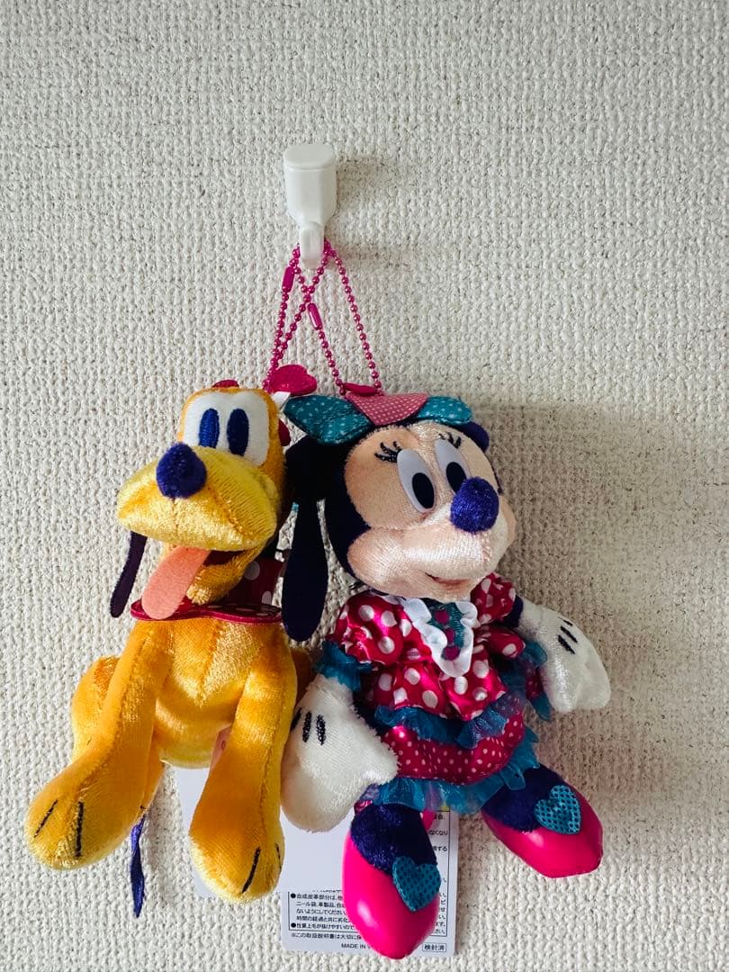 東京ディズニー ミニー プルート　ぬいぐるみバッジ パルパルーザ