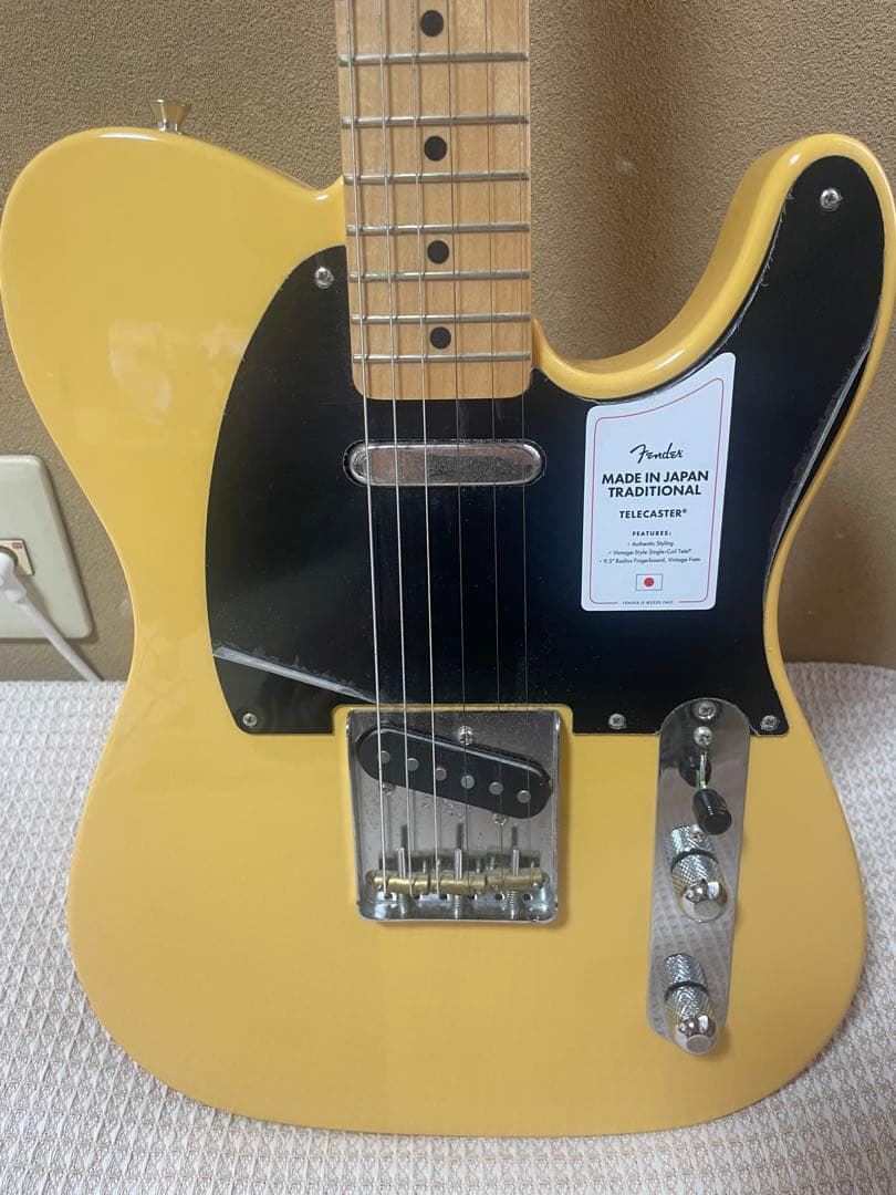 Fender Telecaster 日本製 イエロー スピーカーSpark Go