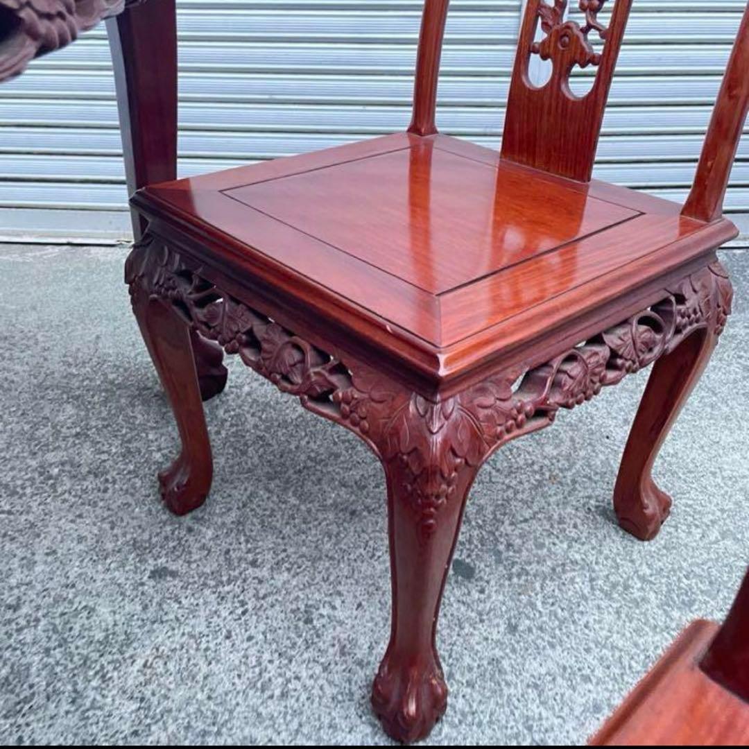 シノワズリー　中国アンティーク調　チェア1脚