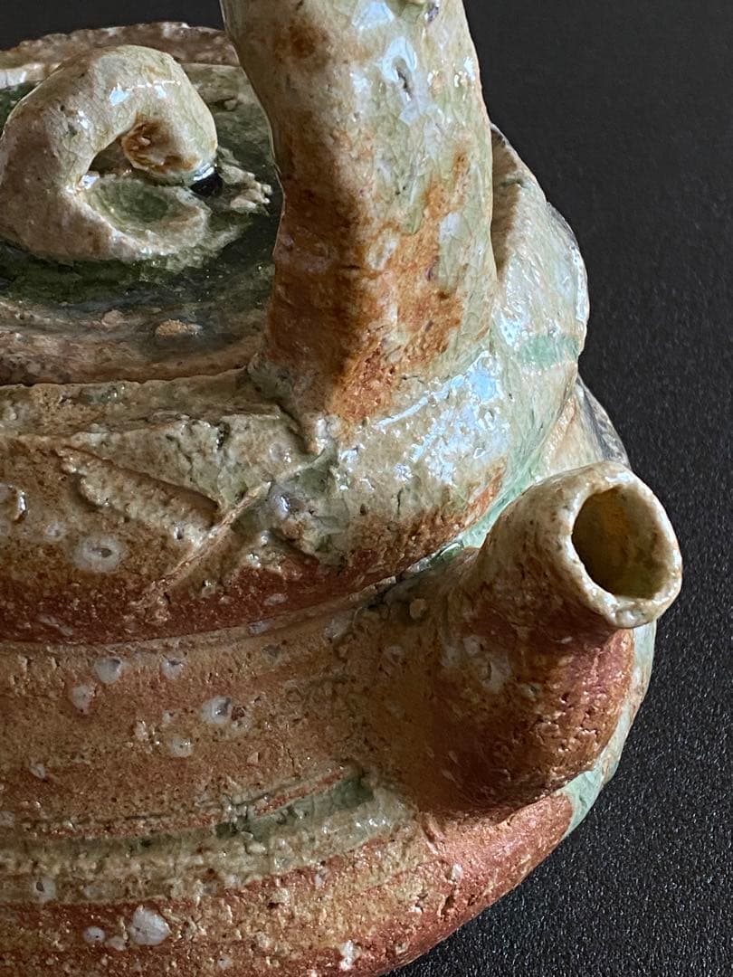 信楽焼　土瓶　井村侊生　　#3501