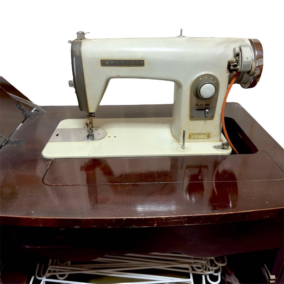 ブラザー 足踏みミシン &ミシン台 アンティーク