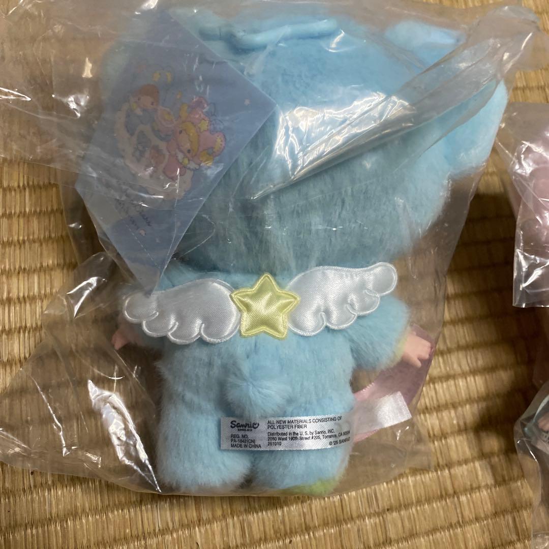 リトルツインスターズ 50周年　星空のエンジェル　マスコットホルダー　キキララ