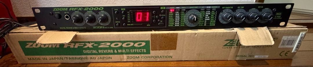希少品　ZOOM RFX-2000（デジタルリバーブ＆マルチエフェクター）