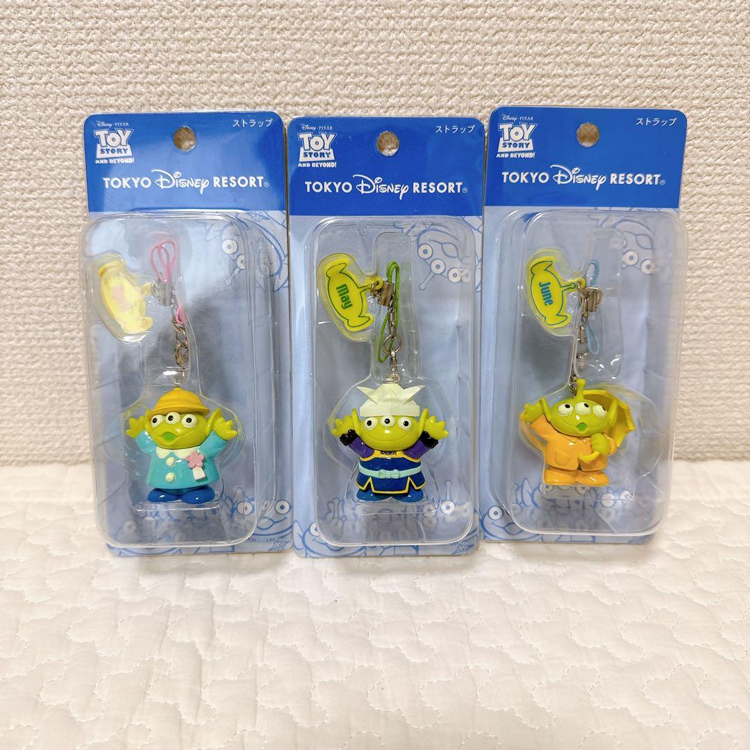 トイ・ストーリー リトルグリーンメン　マンスリーストラップ　12個セット