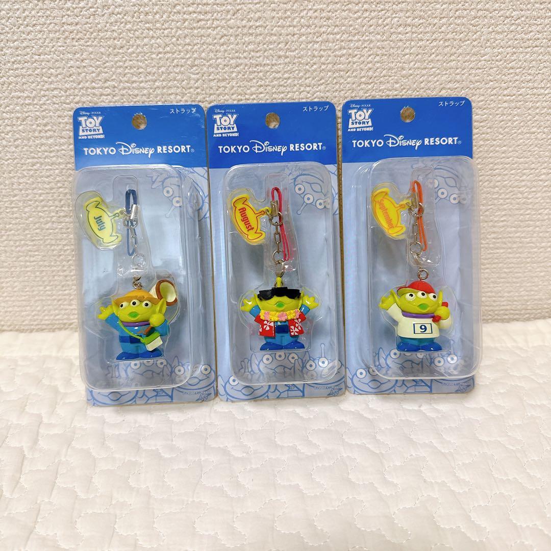 トイ・ストーリー リトルグリーンメン　マンスリーストラップ　12個セット