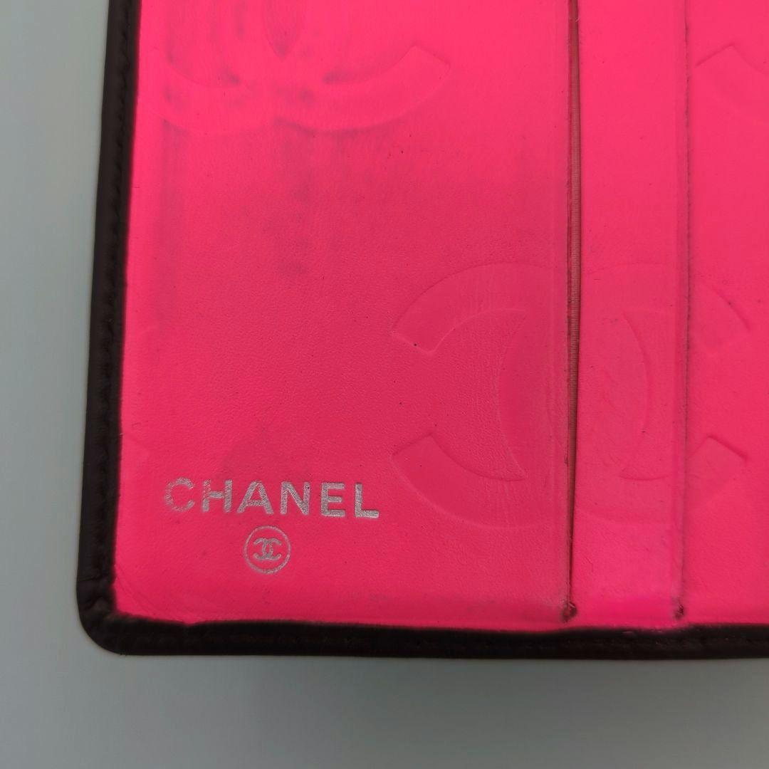 ✨美品✨CHANEL　カンボンライン　三つ折り　 　がま口　コンパクト財布