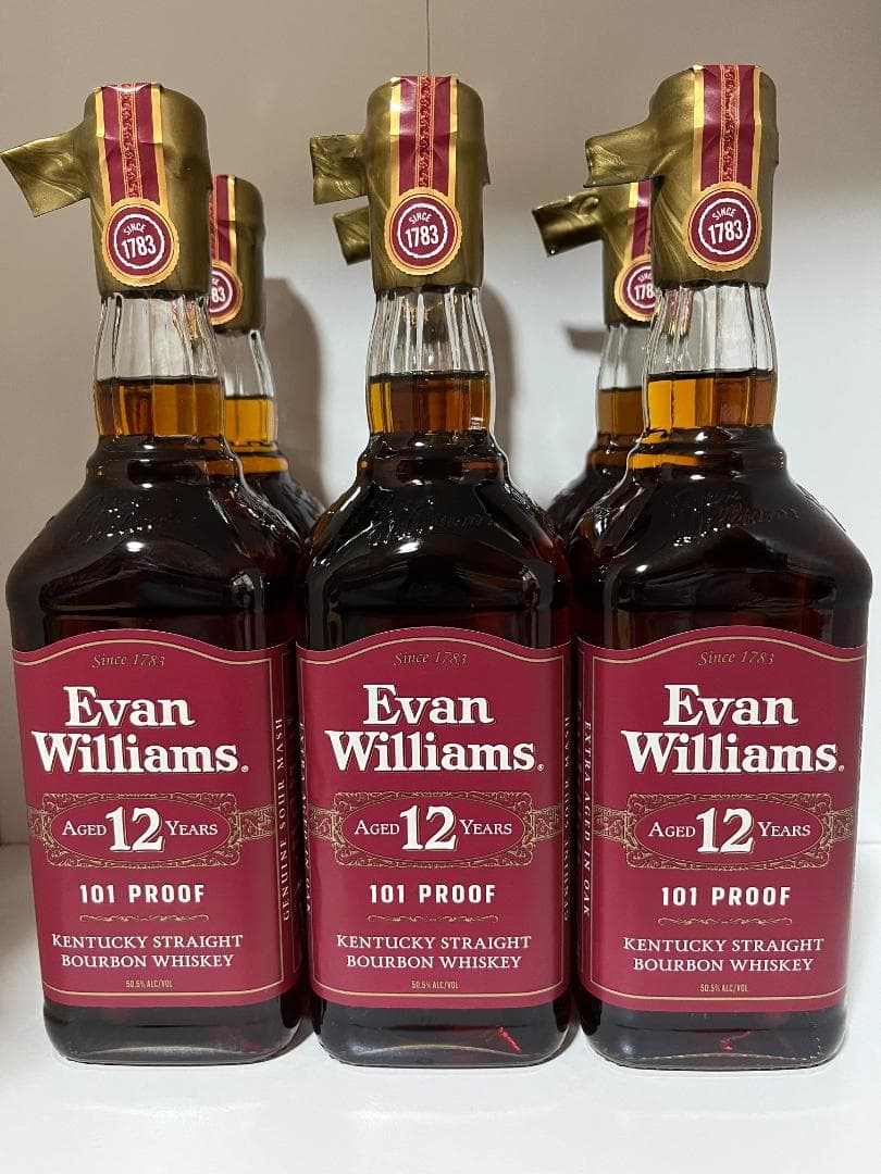 【終売品】エヴァン ウィリアムス 12年 6本セット