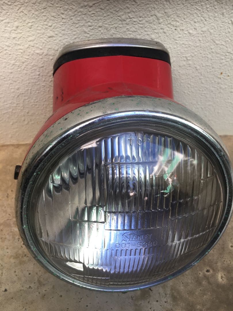 MD50ライト カブ郵政仕様のライトと、メーター中古品