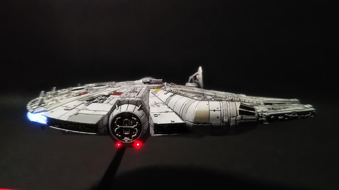 ミレニアムファルコン 電飾改修 完成品 ビークルモデル　1/350　管A3