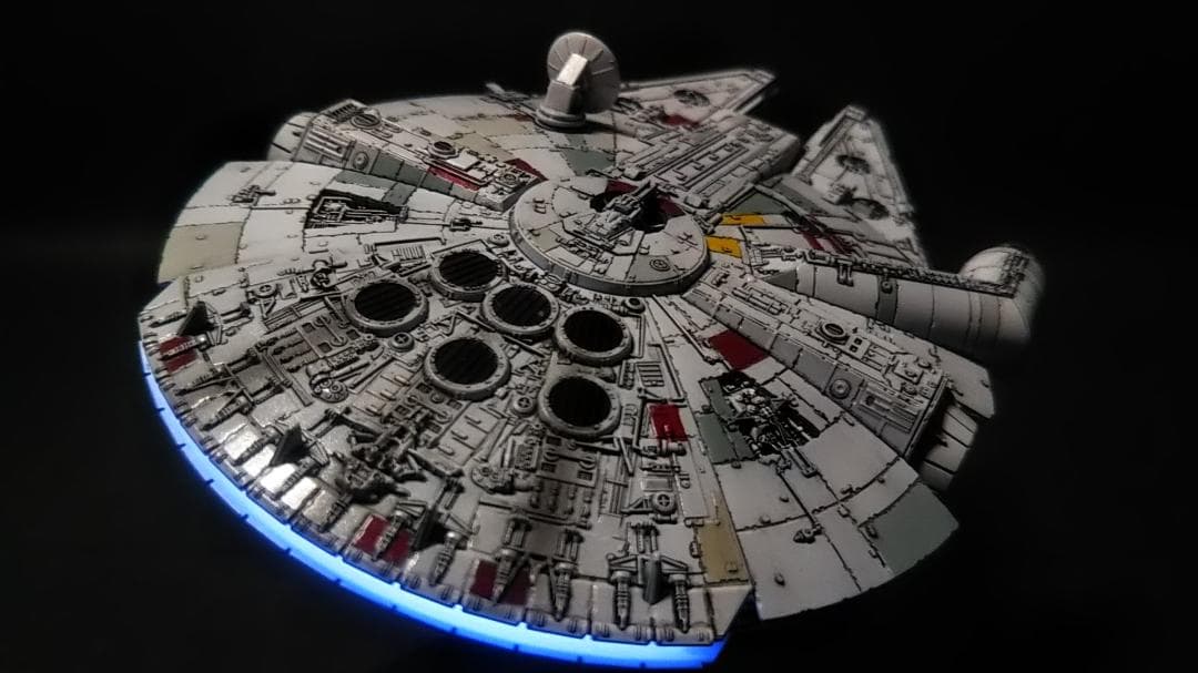 ミレニアムファルコン 電飾改修 完成品 ビークルモデル　1/350　管A3