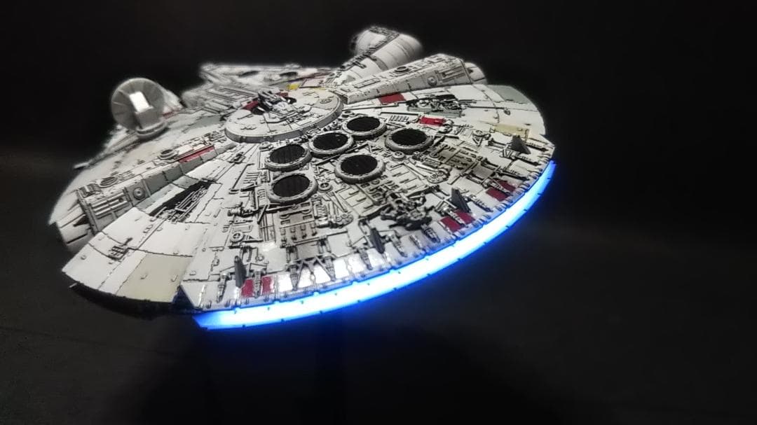 ミレニアムファルコン 電飾改修 完成品 ビークルモデル　1/350　管A3