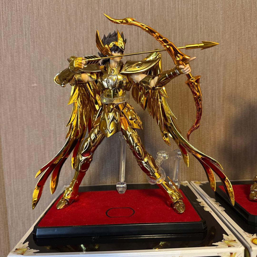 【開封品】聖闘士聖衣神話EX サジタリアス星矢 ライブラ紫龍 アクエリアス氷河