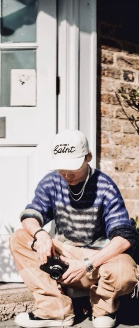 SAINT Mxxxxxx MICHAEL コーデュロイキャップ 白