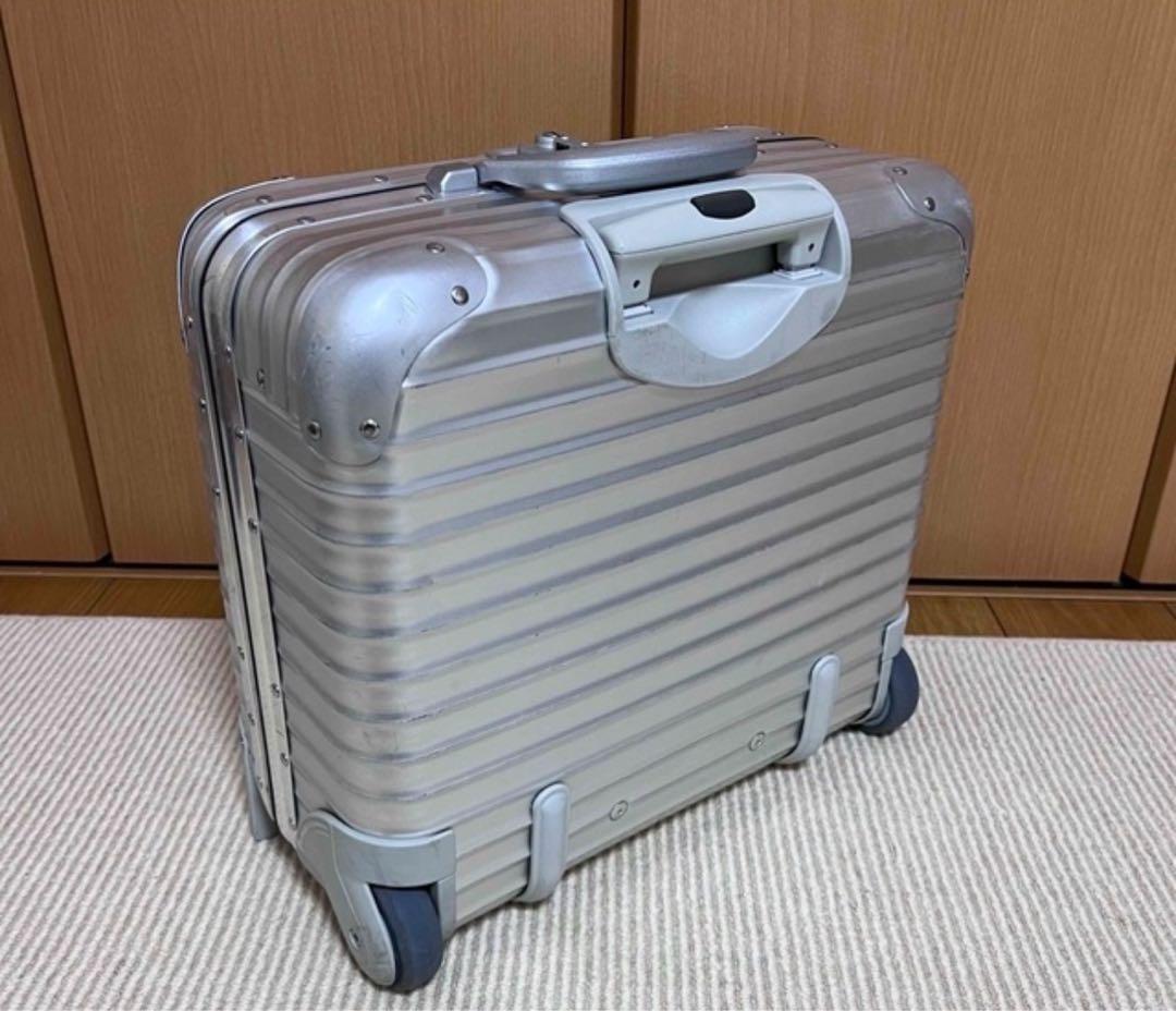 廃版希少☆人気☆黒ロゴ☆リモワ ルフトハンザ ビジネストロリー 28L 2輪