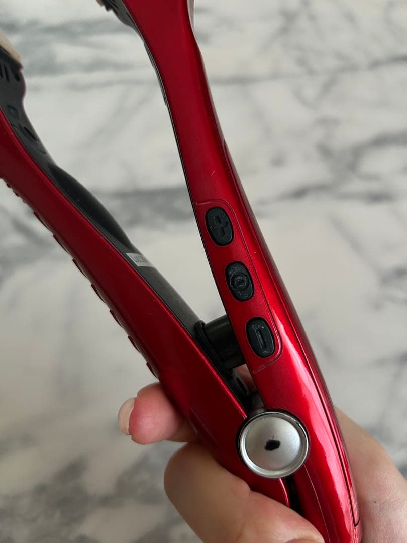 radiant ストレートヘアアイロン レッド