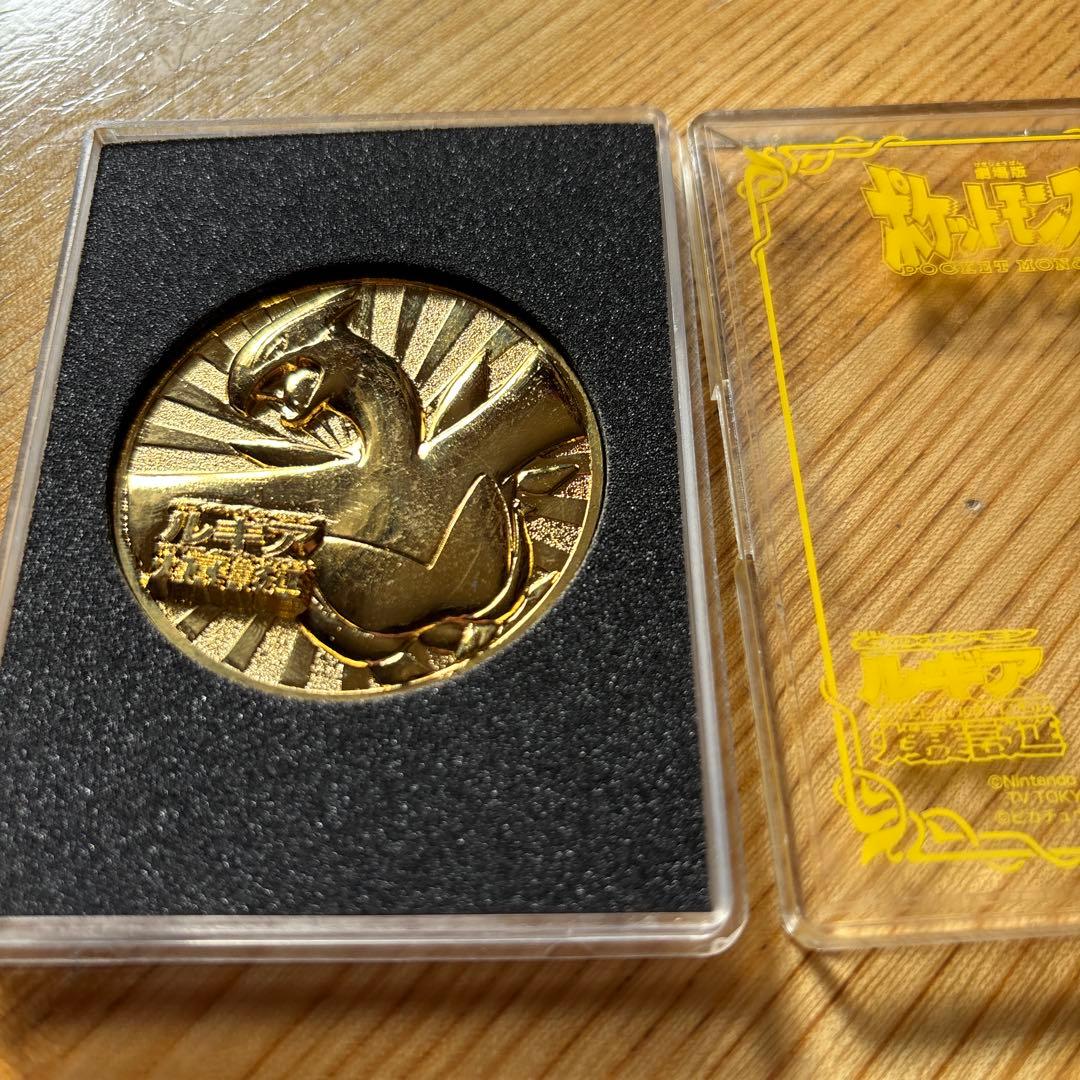 古代ミュウ　初期エラー版　ルギアの爆誕　パンフレットセット　メダル付