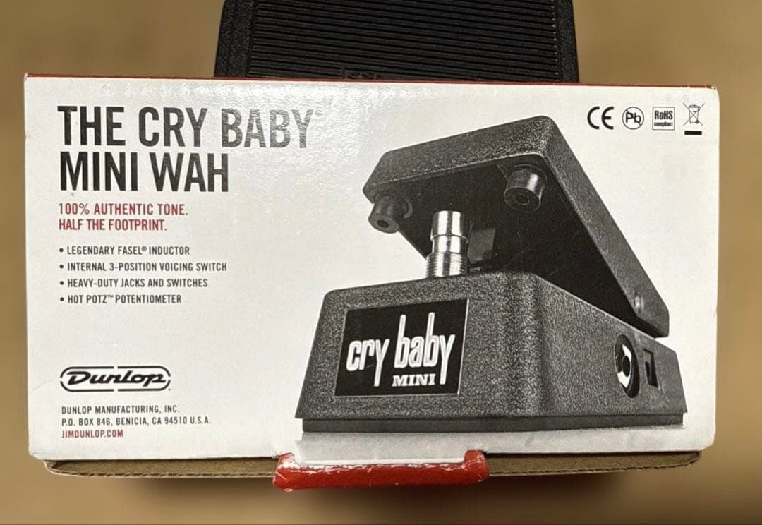 ギター Cry baby Mini Wah